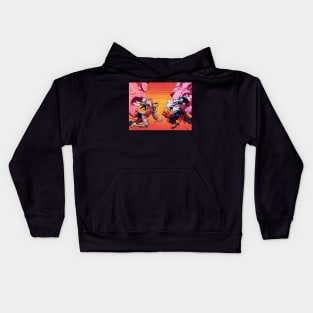 omni man vs battle beast Kids Hoodie